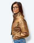 Jacket Crop Ecopelle