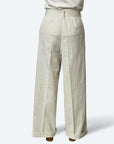 Pantalone palazzo misto lino