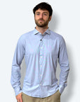 Camicia NO STIRO microfantasia