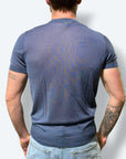 T-shirt MISTO SETA DENIM