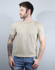 T-shirt in filo lavorata