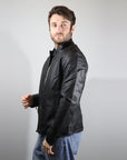 Biker in ecopelle
