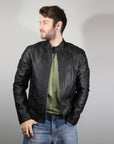 Biker in ecopelle