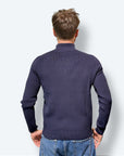 Maglioncino MEZZA ZIP COSTINE misto viscosa