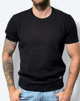 T-shirt filo TRAFORATA
