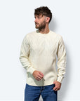 Maglione girocollo COSTA LAVORATA
