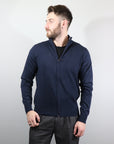 Maglia Zippata misto Cashmere