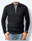 Mezza zip costine