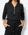 Maglia mezza zip Roma
