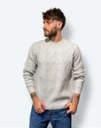 Maglione girocollo COSTA LAVORATA