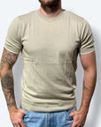 T-shirt filo BORDI CONTRASTO