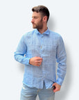 Camicia lino SCREZIATA