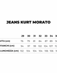 Jeans tapered KURT nero