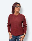 Maglione MELANGE treccia