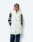 Gilet lungo imbottito