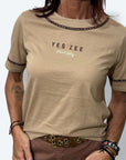 T-shirt scatoletta ricami