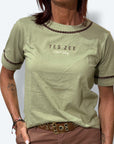 T-shirt scatoletta ricami