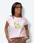T-shirt spalla scesa