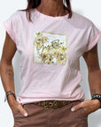 T-shirt spalla scesa
