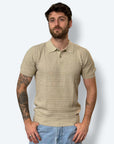 Polo MISTO LINO INTRECCIO