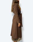 Cappotto Moro con cintura