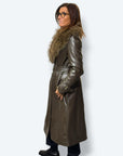 Trench ecopelle pelo staccabile