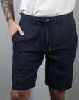 Bermuda cotone goffrato a righe