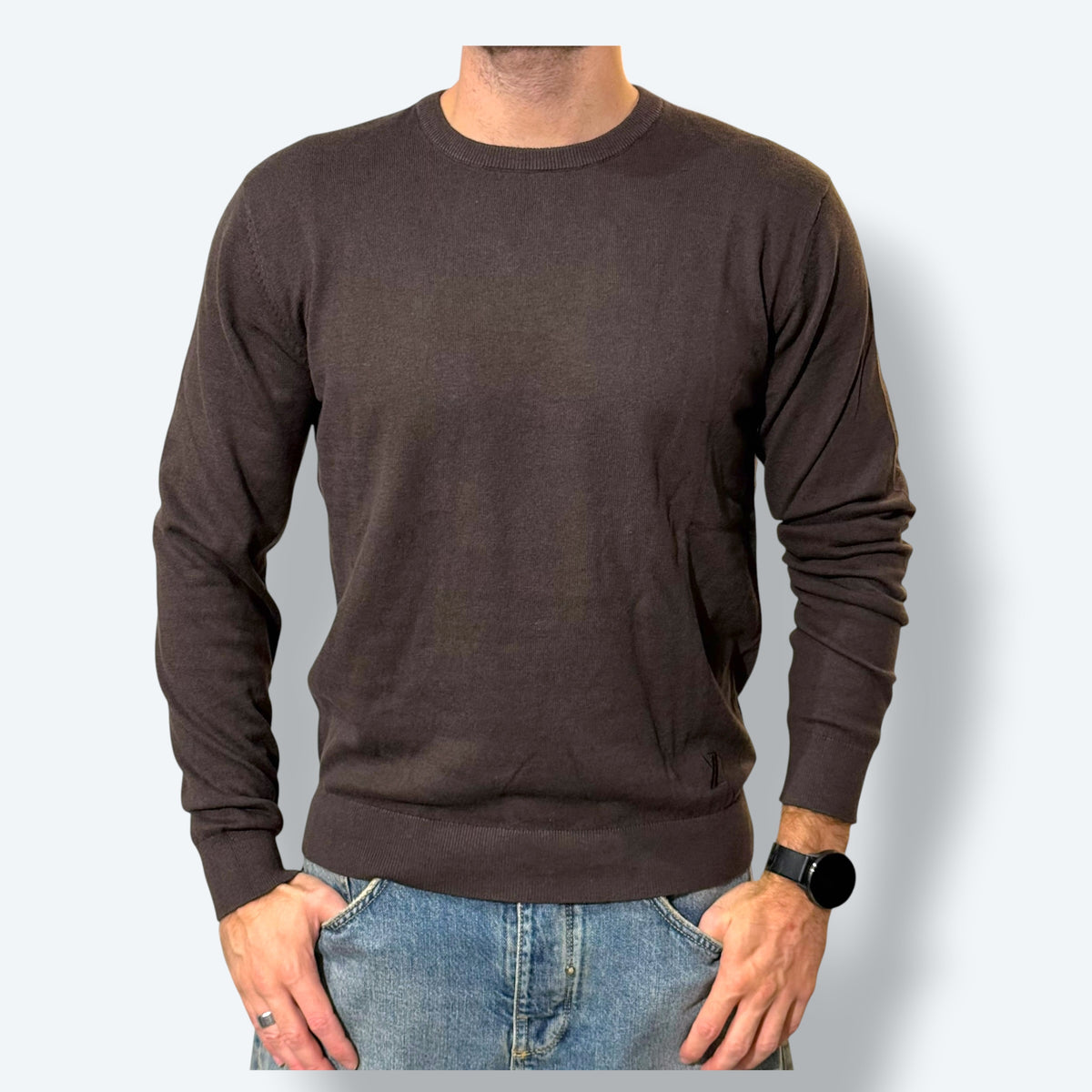 Girocollo misto cashmere