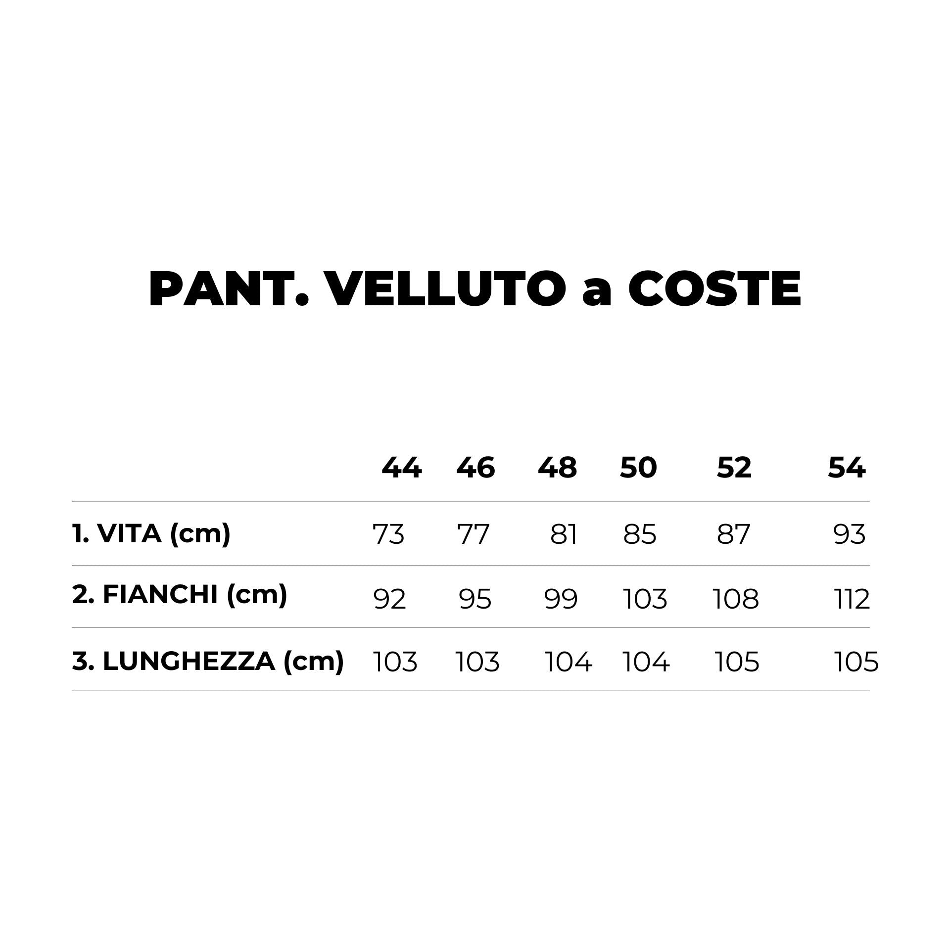 Pantalone Velluto a coste