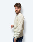 Maglione girocollo COSTA LAVORATA