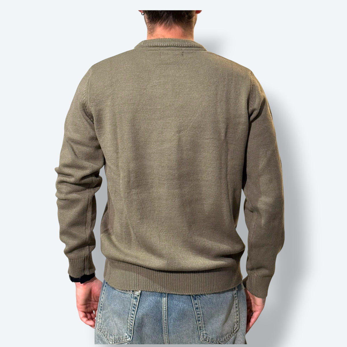 Girocollo comfy mistolana