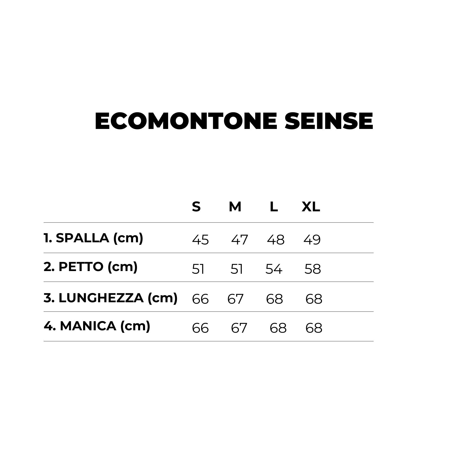 Giacca in Ecomontone