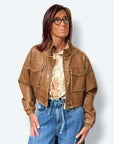 Jacket Crop Ecopelle