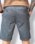 Bermuda Mistolino Denim scuro
