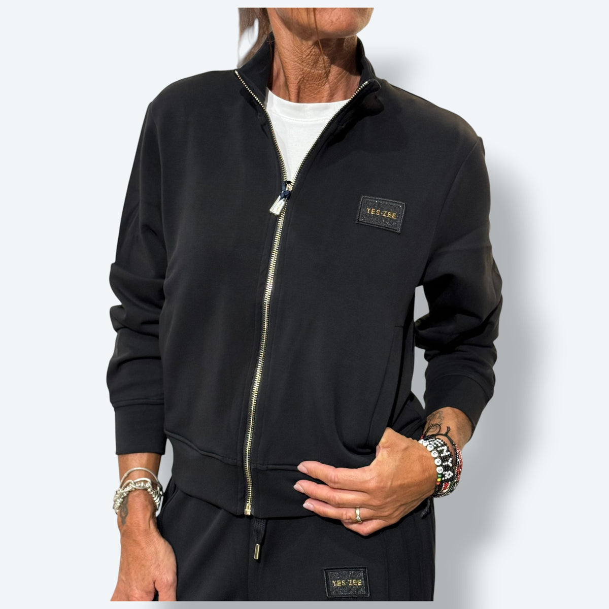 Felpa zip GLAM