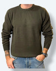 Girocollo comfy mistolana