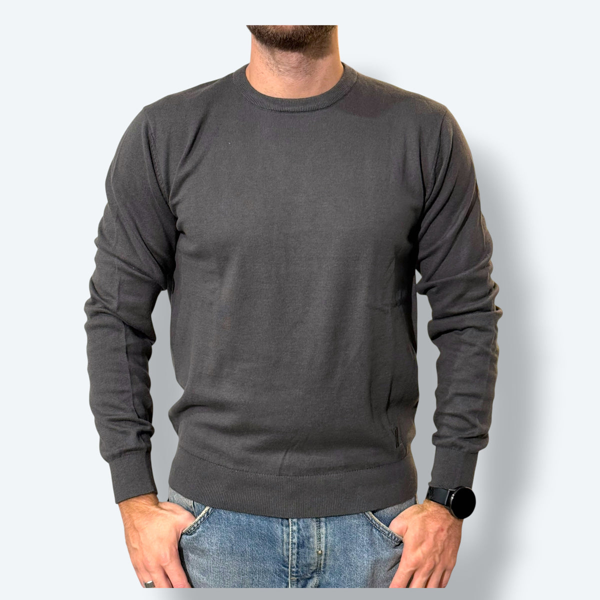 Girocollo misto cashmere