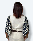 T-shirt maniche farfalla
