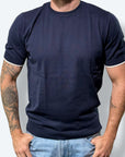 T-shirt filo BORDI CONTRASTO