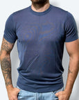 T-shirt MISTO SETA DENIM
