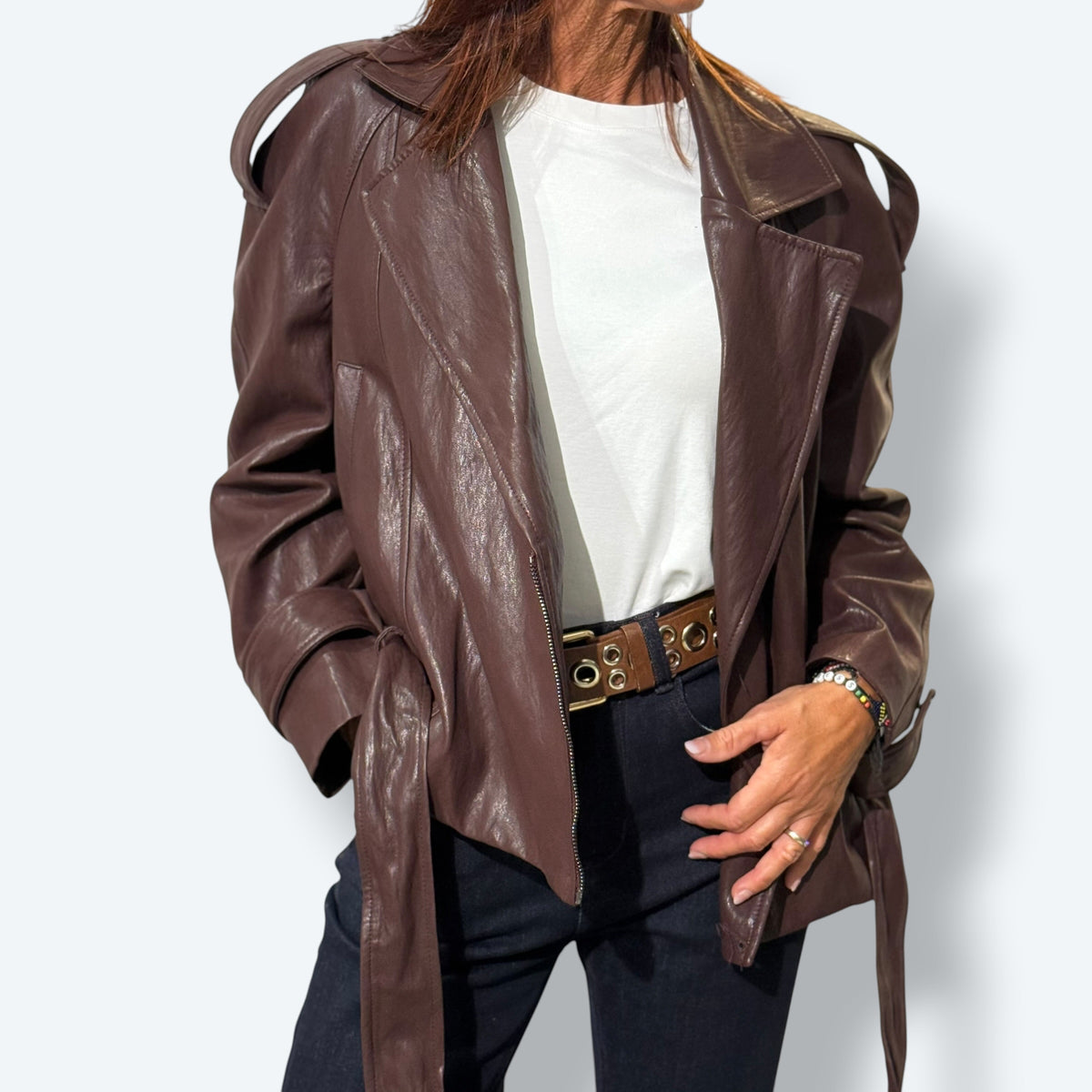 Chiodo ecopelle VELVET
