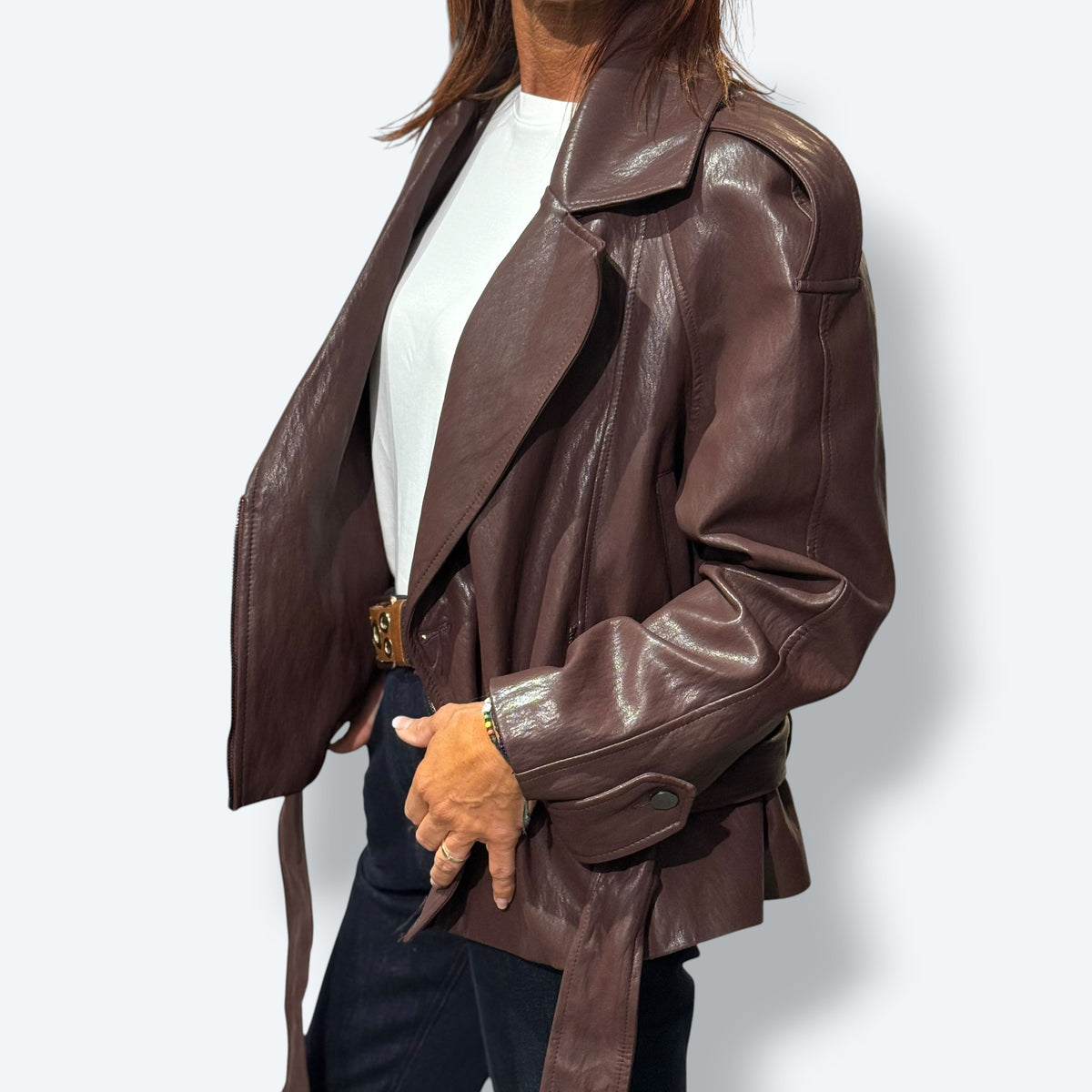 Chiodo ecopelle VELVET