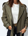 Chiodo ecopelle VELVET