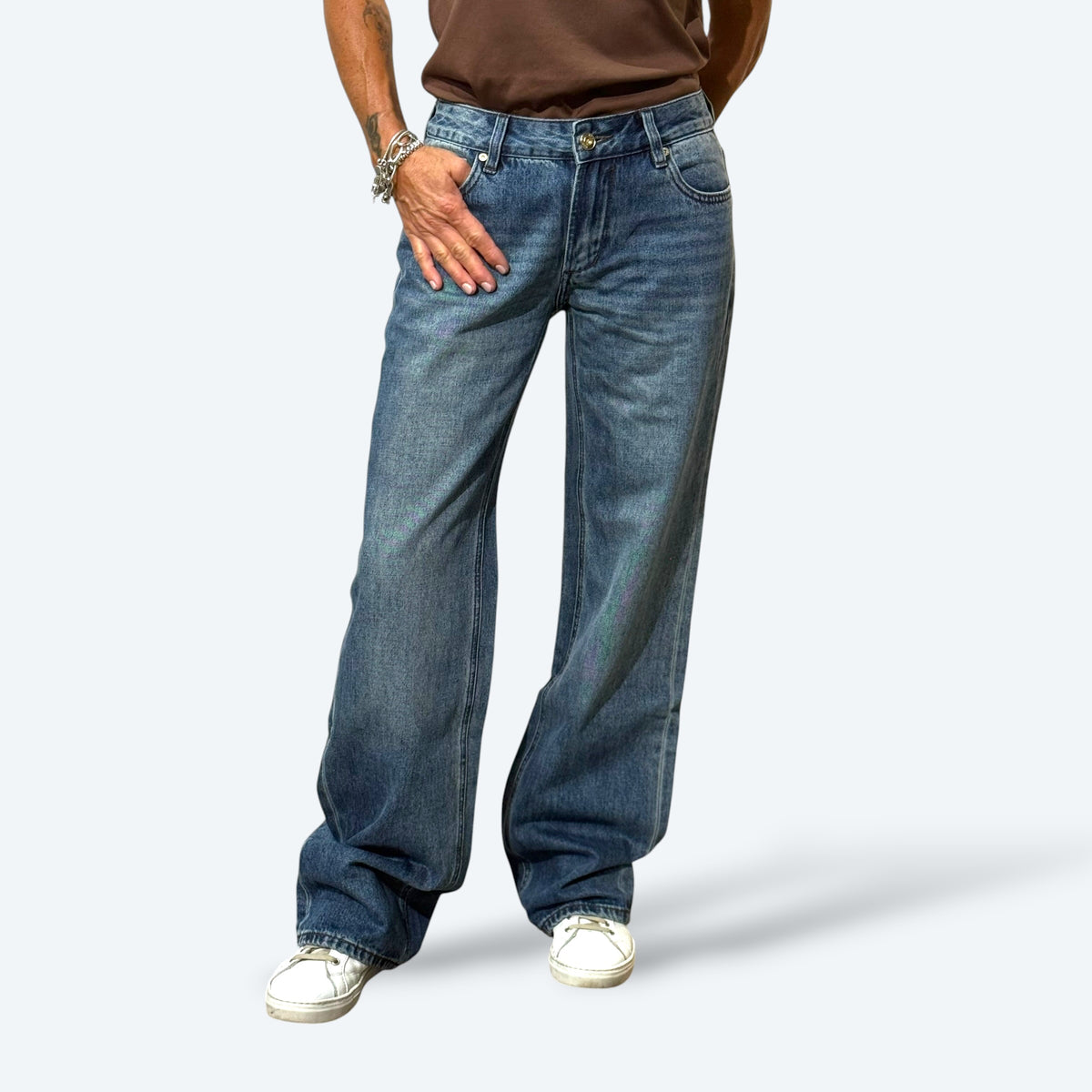 Jeans KATHE vita bassa