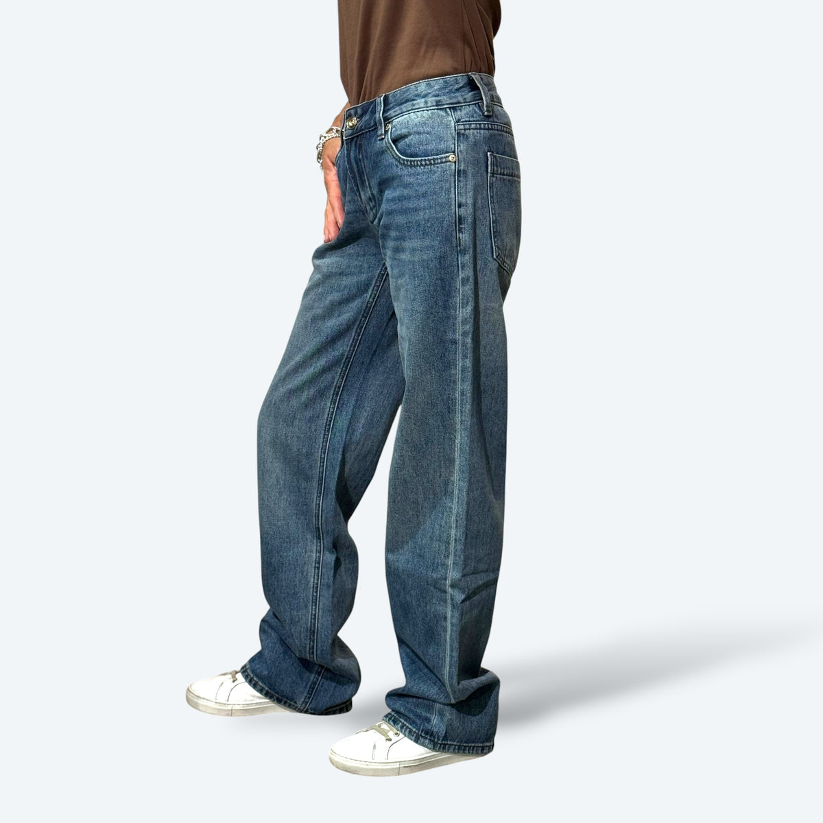 Jeans KATHE vita bassa