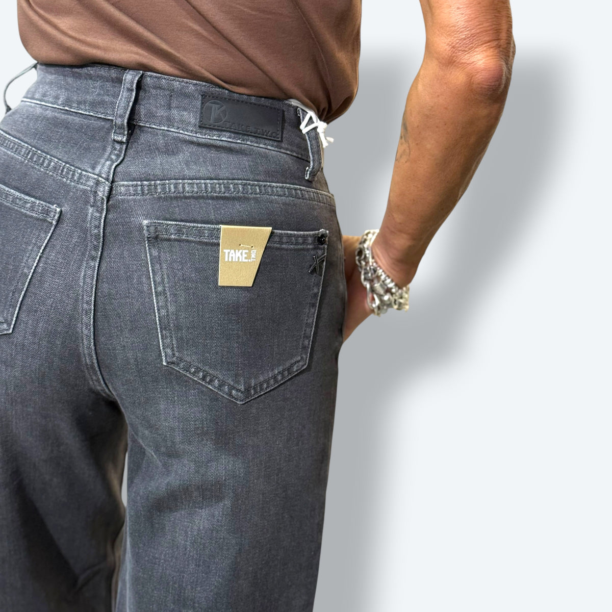 Jeans ELISA palazzo black