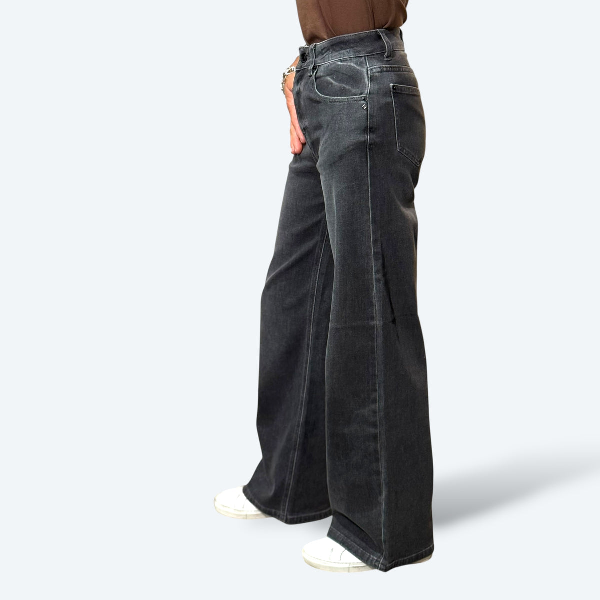 Jeans ELISA palazzo black