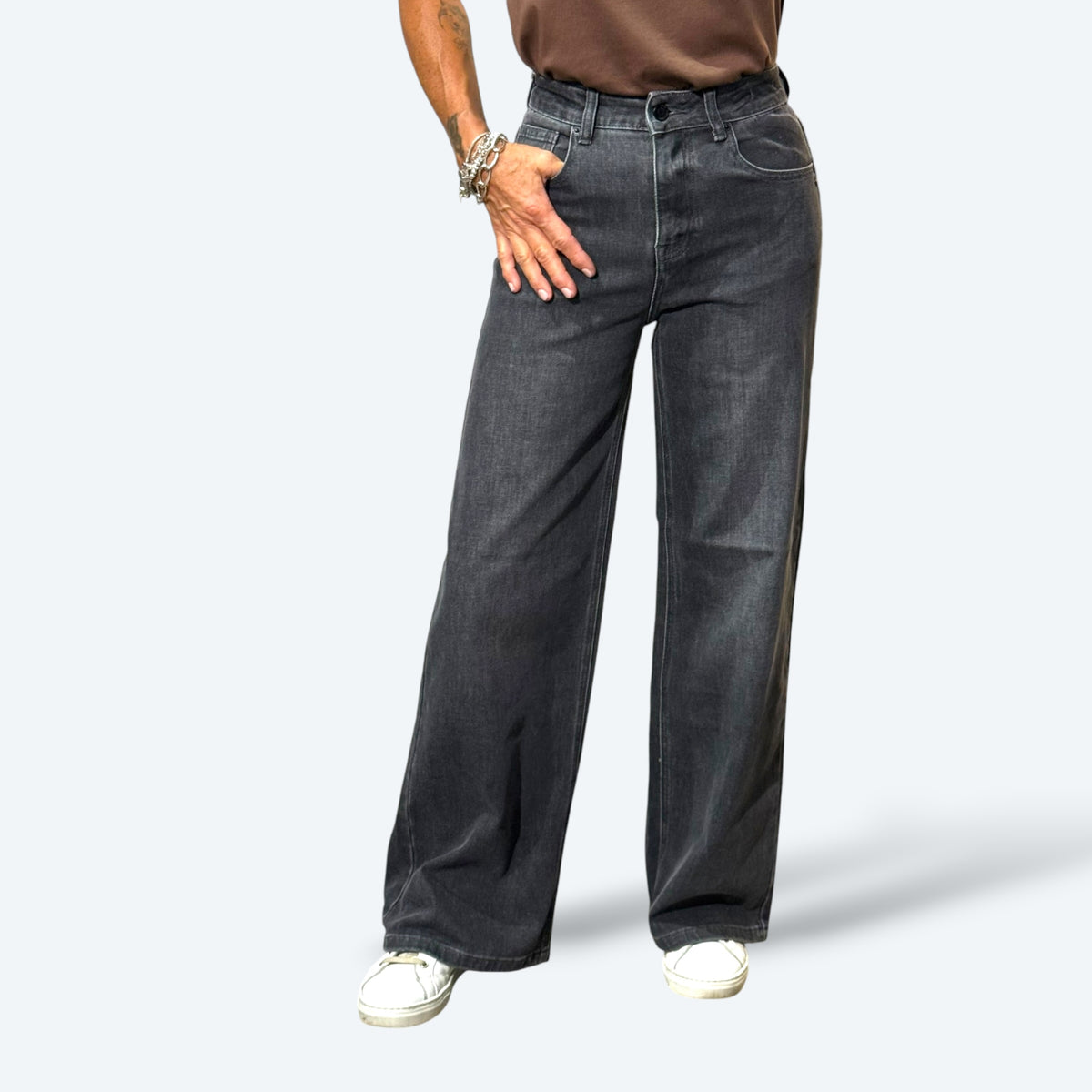 Jeans ELISA palazzo black