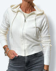 Maglia Zip e Cappuccio