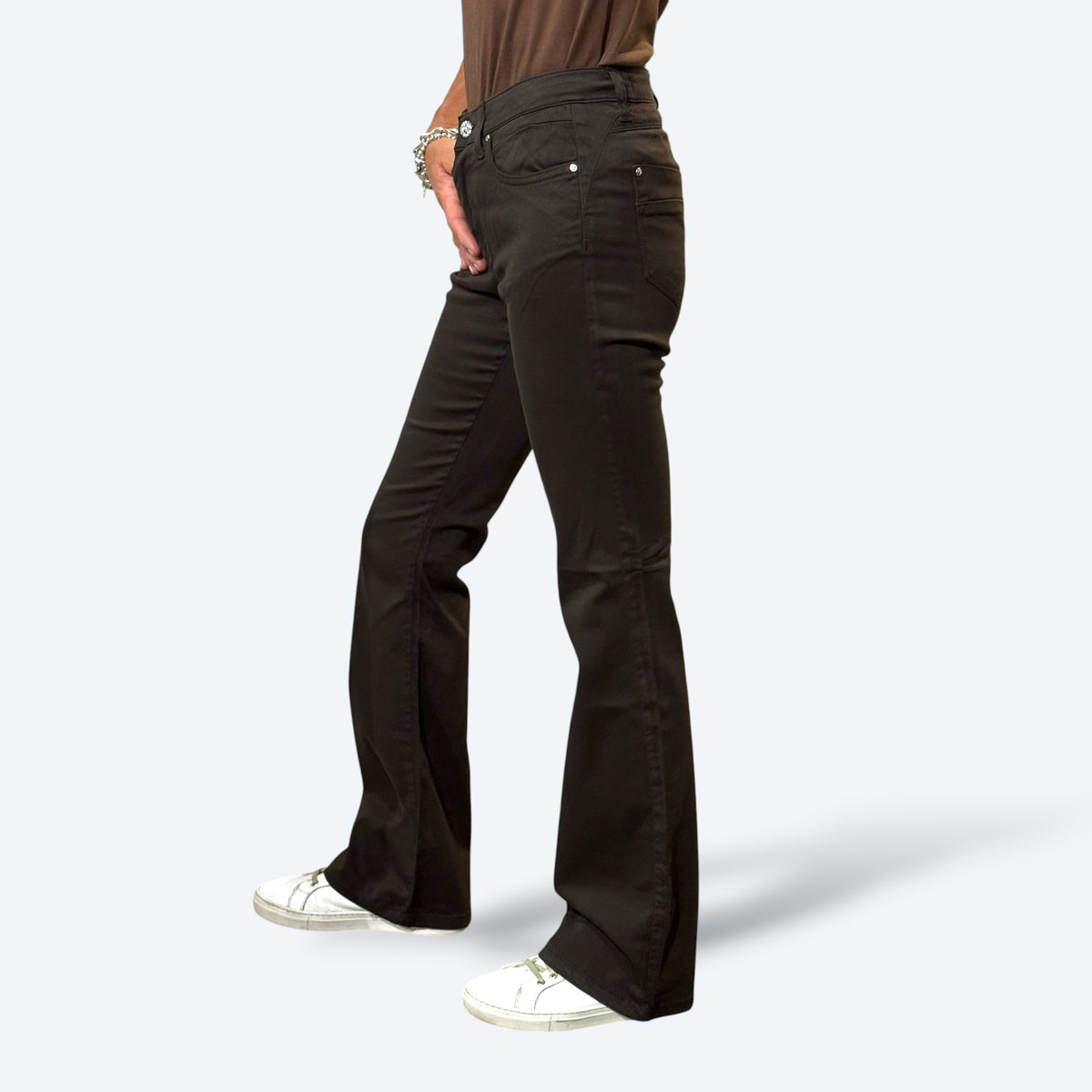 Jeans LAYRA zampetta moro